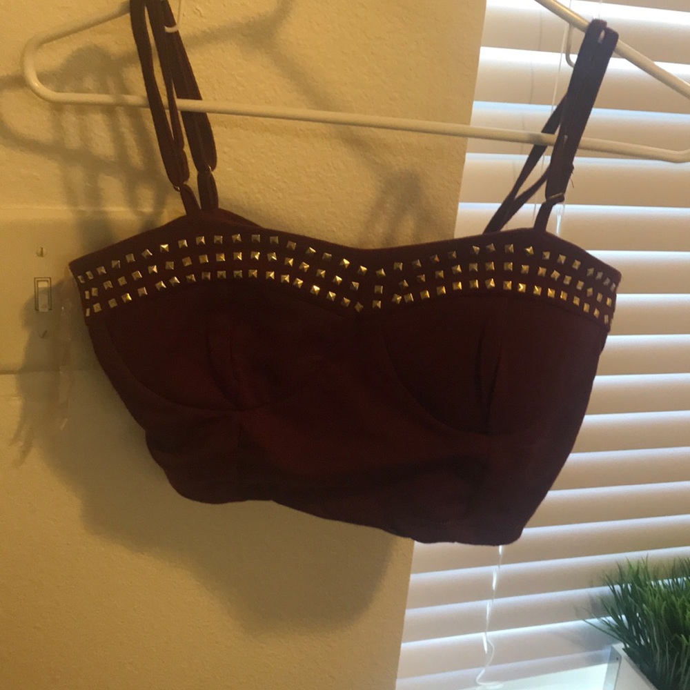 Studded crop top